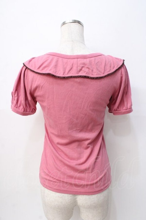 画像3: LIZ LISA / ブラウス風フリル半袖トップス 0 ピンク Y-25-08-07-008-LO-TO-SZ-ZI (3)