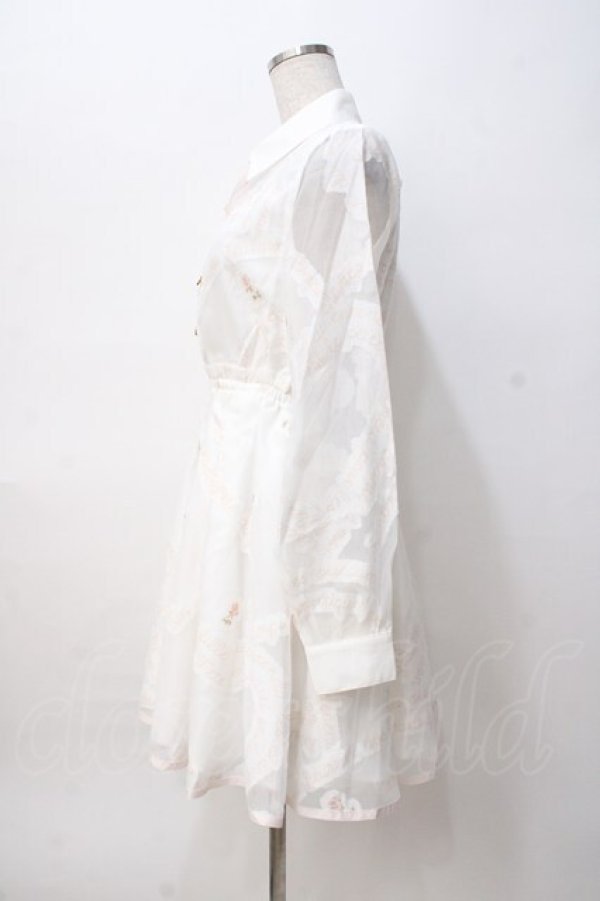 画像2: LIZ LISA / メッセージptワンピース 0 白 Y-25-08-07-012-LO-OP-SZ-ZT025 (2)