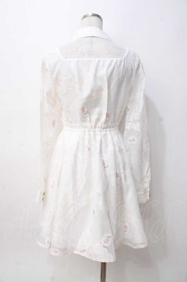 画像3: LIZ LISA / メッセージptワンピース 0 白 Y-25-08-07-012-LO-OP-SZ-ZT025 (3)