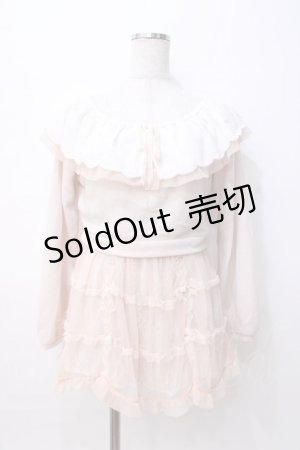 画像: LIZ LISA / シャギー×トリコットトップス 0 ピンク Y-25-08-07-013-LO-TO-SZ-ZH