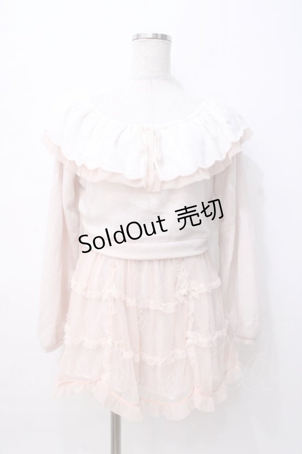 画像1: LIZ LISA / シャギー×トリコットトップス 0 ピンク Y-25-08-07-013-LO-TO-SZ-ZH (1)