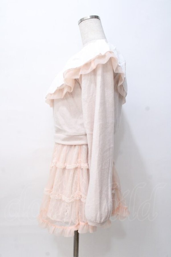 画像2: LIZ LISA / シャギー×トリコットトップス 0 ピンク Y-25-08-07-013-LO-TO-SZ-ZH (2)