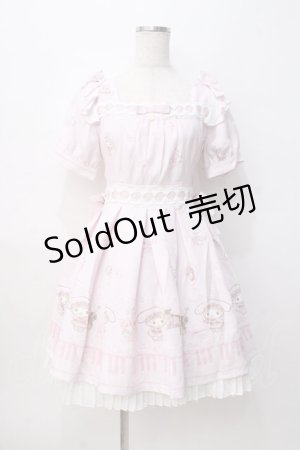画像: LIZ LISA / マイメロ×ピアノ柄ワンピース 0 ピンク Y-25-08-07-015-LO-OP-SZ-ZY