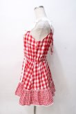 画像2: LIZ LISA / ギンガムミニワンピース 0 アカ Y-25-08-07-021-LO-OP-SZ-ZH (2)