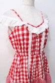 画像4: LIZ LISA / ギンガムミニワンピース 0 アカ Y-25-08-07-021-LO-OP-SZ-ZH (4)