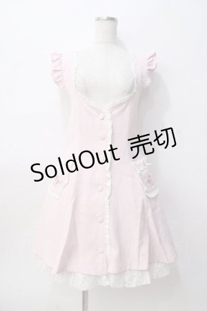 画像: LIZ LISA / ローズポケット刺繍ジャンスカ 0 ピンク Y-25-08-07-024-LO-OP-SZ-ZY