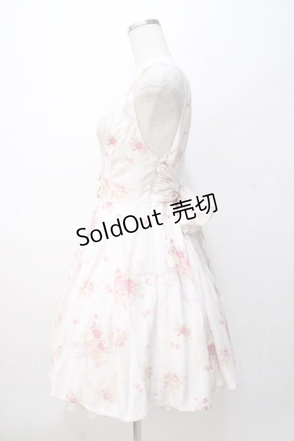 画像2: LIZ LISA / ブーケ柄ジャンスカ 0 ピンク Y-25-08-07-025-LO-OP-SZ-ZH (2)