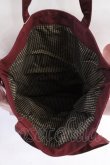 画像3: Maison de FLEUR / 受注限定Bordeauxキャンバストートバッグ F ピンクベージュ Y-25-08-08-005-LO-BG-SZ-ZT500 (3)