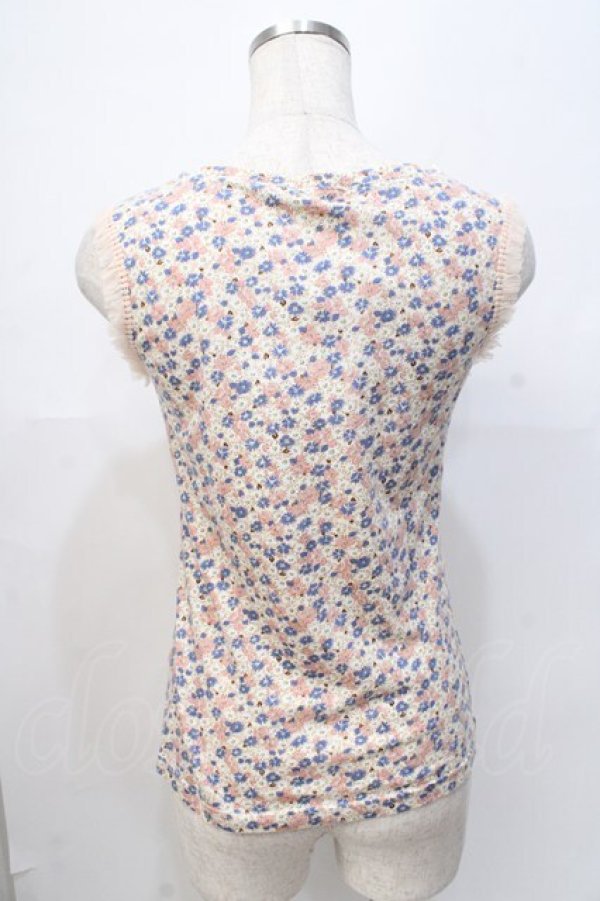 画像3: Emily Temple cute / フラワープリントタンクトップ M オフ白 Y-25-08-08-050-ET-TO-SZ-ZT102 (3)
