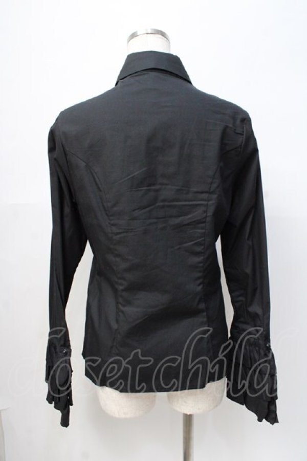 【美品】BLACK PEACE NOW 黒ブラウス フリル ゴシック ロリータ BLACK PEACE NOW（ブラックピースナウ）の古着 ゴス美品！ (Page 2)