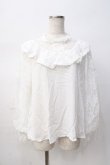 画像1: axes femme kawaii / ヴィンテージシフォンブラウス M 白 Y-25-08-08-060-AX-BL-SZ-ZH (1)