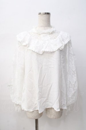 画像: axes femme kawaii / ヴィンテージシフォンブラウス M 白 Y-25-08-08-060-AX-BL-SZ-ZY