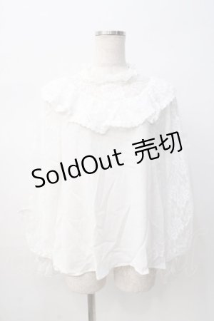 画像: axes femme Kawaii / ヴィンテージシフォンブラウス M 白 Y-25-08-08-060-AX-BL-SZ-ZH