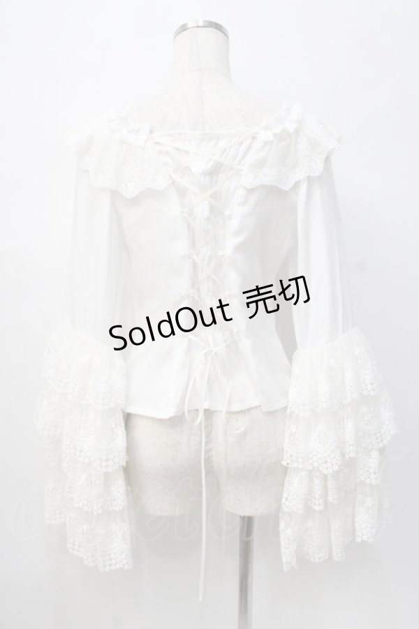 画像3: Neo Ludwig / 姫袖オフショルブラウス   Y-25-08-08-062-EL-BL-SZ-ZY (3)