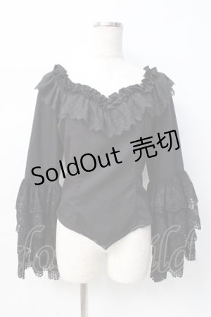 画像: Neo Ludwig / 姫袖オフショルブラウス   Y-25-08-08-063-EL-BL-SZ-ZY