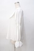 画像2: axes femme / ビッグ襟ブラウス M 白 Y-25-08-08-069-AX-BL-SZ-ZY (2)