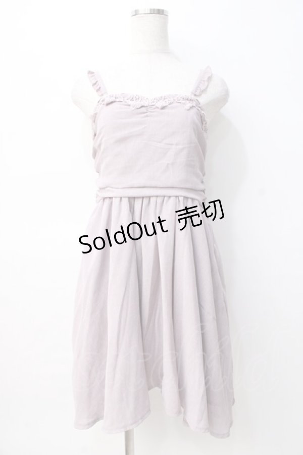 画像1: axes femme / 前結びキャミチュニック M アワピンク Y-25-08-08-077-AX-OP-SZ-ZT224 (1)