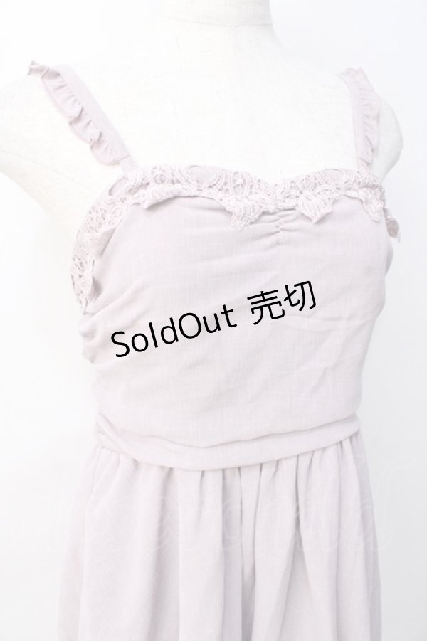 画像4: axes femme / 前結びキャミチュニック M アワピンク Y-25-08-08-077-AX-OP-SZ-ZT224 (4)