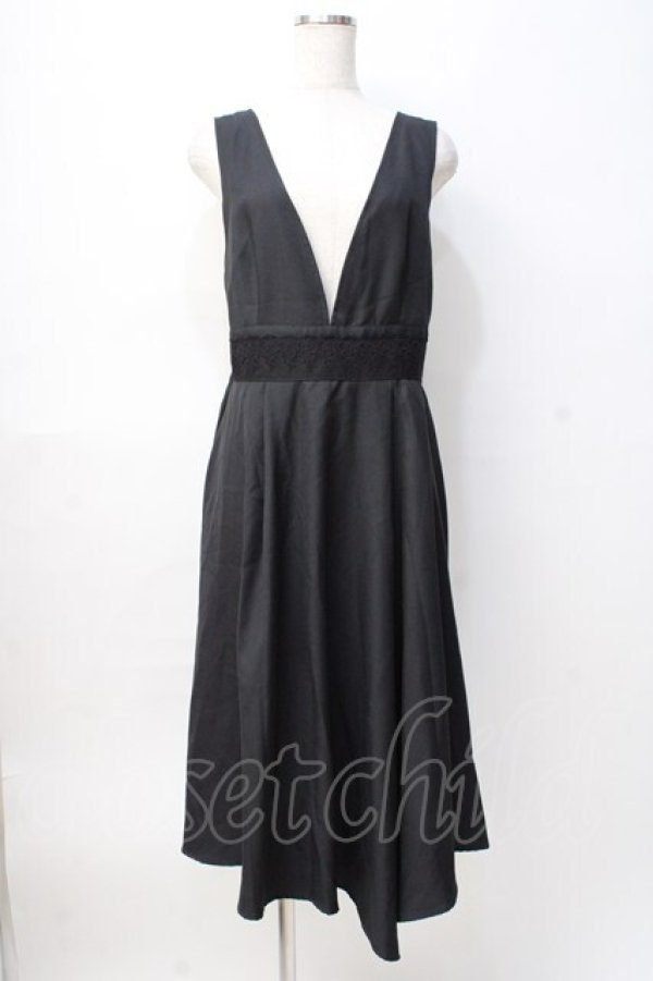 画像1: axes femme / アシンメトリーヘムジャンスカ M 黒 Y-25-08-08-082-AX-OP-SZ-ZT395 (1)