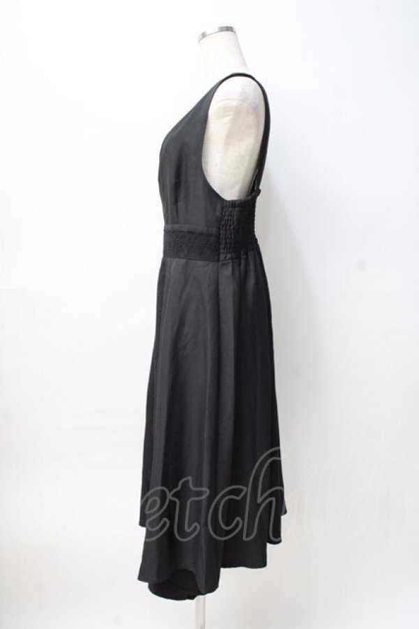 画像2: axes femme / アシンメトリーヘムジャンスカ M 黒 Y-25-08-08-082-AX-OP-SZ-ZT395 (2)