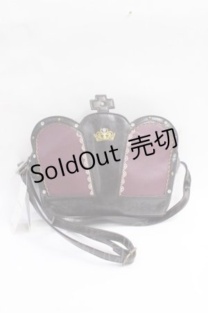 画像: axes femme / クラウン型アンティークバッグ  ワイン Y-25-08-08-011-AX-BG-SZ-ZY