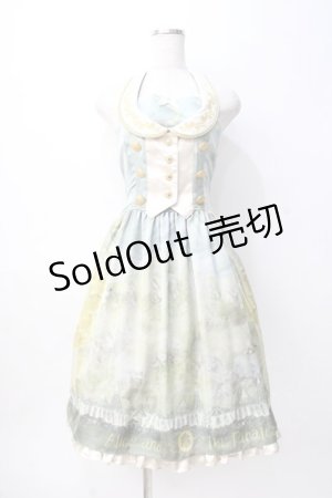画像: ALICE and the PIRATES / 星空の天幕と秘密のサーカス団ジャンパースカートI  グリーン Y-25-08-08-103-PA-OP-AS-ZY