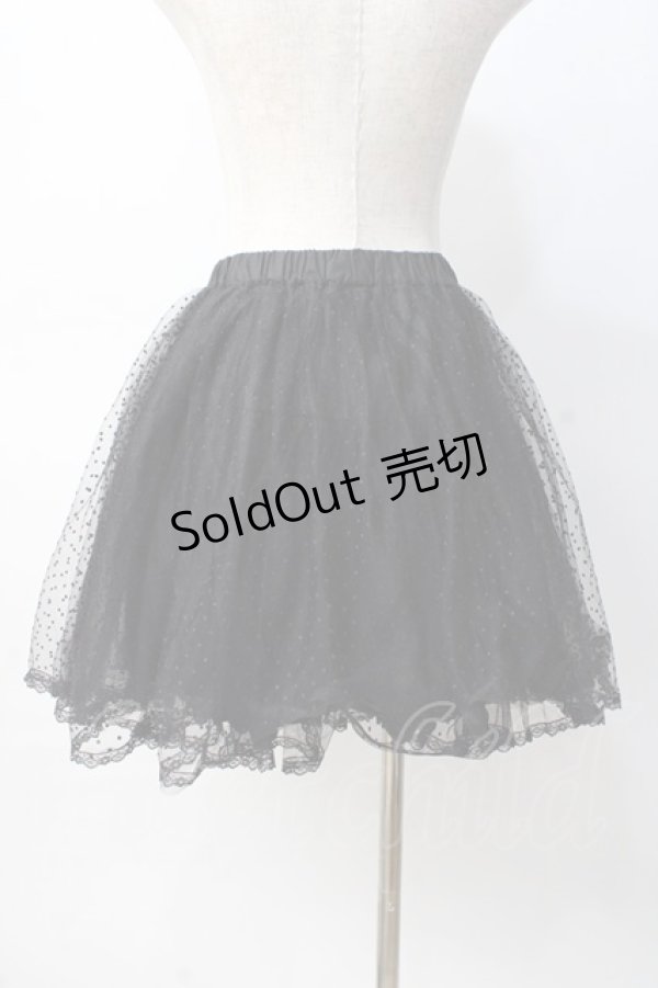 画像2: mille fille closet / ドットチュールペチパンツ   Y-25-08-08-110-LO-PA-SZ-ZY (2)