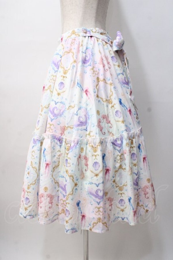 画像2: axes femme kawaii / ファンシーマリンスカート M 白 Y-25-08-08-118-AX-SK-SZ-ZH (2)