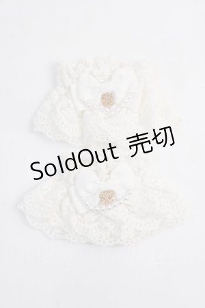 画像: axes femme kawaii / レーシーお袖留め  白 Y-25-08-08-023-AX-ZA-SZ-ZY