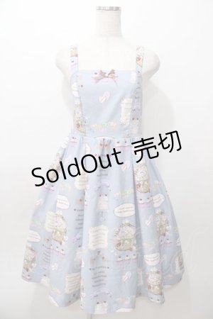 画像: axes femme kawaii / 10thアニバーサリージャンパースカート M サックス Y-25-08-11-051-AX-OP-SZ-ZY