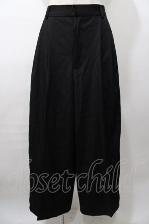画像: axes femme / モチーフレースワイドパンツ F 黒 Y-25-08-11-086-AX-PA-SZ-ZY