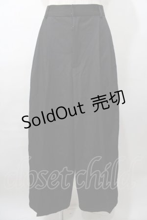 画像: axes femme / モチーフレースワイドパンツ F 黒 Y-25-08-11-086-AX-PA-SZ-ZY