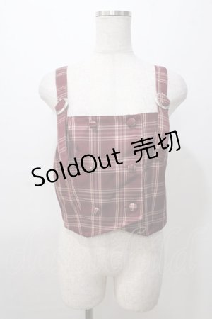 画像: axes femme POETIQUE / チェックセットアップ M ワイン Y-25-08-11-011-AX-OP-SZ-ZY