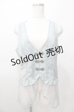 画像: axes femme / チュールフリルベスト  ミント Y-25-08-11-013-AX-TO-SZ-ZY