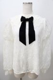 画像1: axes femme kawaii / レーシー2段パフ袖ブラウス M 白 Y-25-08-11-019-AX-BL-SZ-ZH (1)
