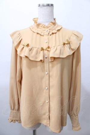 画像: axes femme kawaii / プティリボンブラウス M イエロー Y-25-08-11-025-AX-BL-SZ-ZY