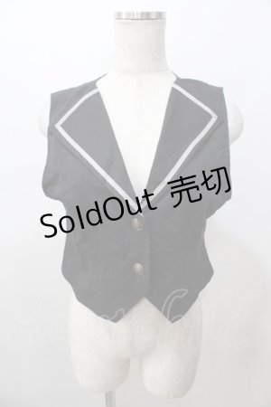 画像: axes femme / クラシックショートベスト F 黒 Y-25-08-11-032-AX-TO-SZ-ZY