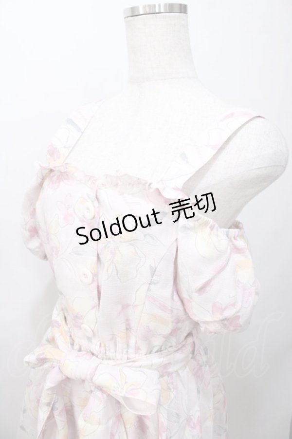 画像3: LIZ LISA / 水彩花柄ワンピース 0 ピンク Y-25-08-13-034-LO-OP-SZ-ZT155 (3)