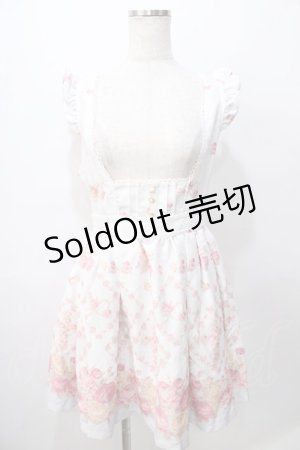 画像: LIZ LISA / クロス花柄ジャンスカ 0 ブルー Y-25-08-13-072-LO-OP-SZ-ZI