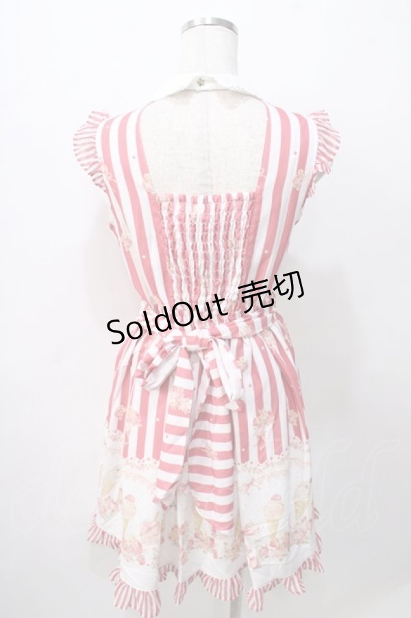 画像2: LIZ LISA / アイスクリーム柄ワンピース 0 アカ Y-25-08-13-076-LO-OP-SZ-ZT007 (2)