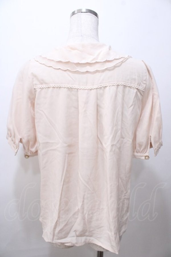画像2: LIZ LISA / バラ刺繍スカラップブラウス 0 ベージュ Y-25-08-13-030-LO-BL-SZ-ZY (2)