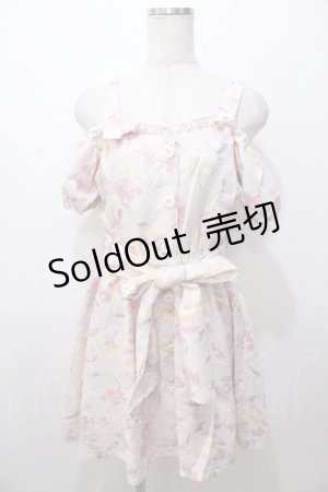 画像: LIZ LISA / 水彩花柄ワンピース 0 ピンク Y-25-08-13-034-LO-OP-SZ-ZT155