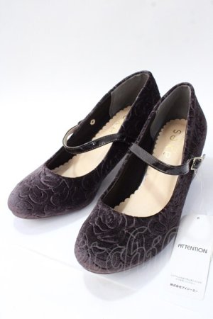 画像: axes femme / カラーブロックヒールパンプス M Dブラウン Y-25-08-15-045-AX-SH-SZ-ZY