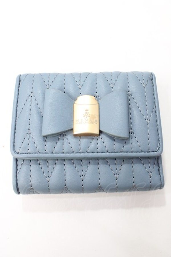 画像1: m petit by misako / NINA'Sコラボ財布  中青 Y-25-08-15-010-LO-ZA-SZ-ZT486 (1)