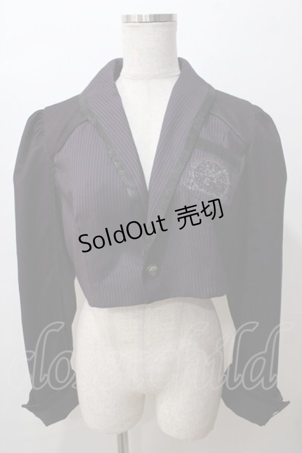 画像1: Hoshibako Works / ヒヤシンスの詩　ショートジャケット  パープル Y-25-08-15-091-LO-JA-SZ-ZT0207C (1)