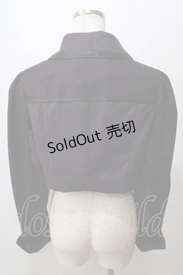 画像2: Hoshibako Works / ヒヤシンスの詩　ショートジャケット  パープル Y-25-08-15-091-LO-JA-SZ-ZT0207C (2)