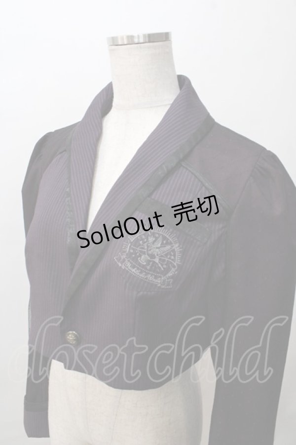 画像3: Hoshibako Works / ヒヤシンスの詩　ショートジャケット  パープル Y-25-08-15-091-LO-JA-SZ-ZT0207C (3)