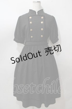 画像: axes femme kawaii / ナポレオンワンピース M 黒 Y-25-08-15-097-AX-OP-SZ-ZT162