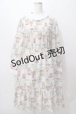 画像: axes femme POETIQUE / コンフィチュールフリル襟ワンピース M 生成り Y-25-08-15-100-AX-OP-SZ-ZY