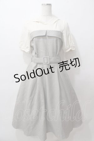 画像: axes femme / レイヤード風パーカーワンピース M ベージュ Y-25-08-15-118-AX-OP-SZ-ZT115